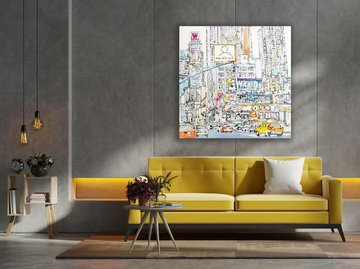 SNAPPLE TAXI - Canvas Painting by NOVOCUADRO ART COMPANY - view 3
